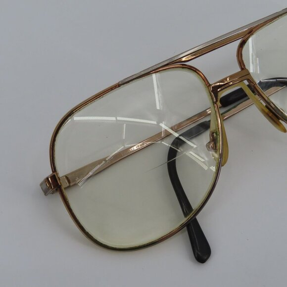 VTG Marcolin Marchon 900-F9 Gold Silver Metal Eyeglasses Glasses Frames Italy - Picture 4 of 16